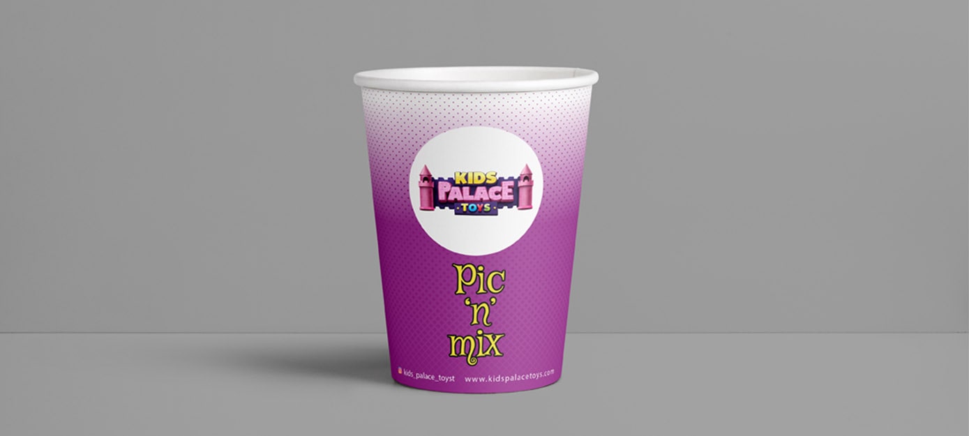 kids palace toys paper glass